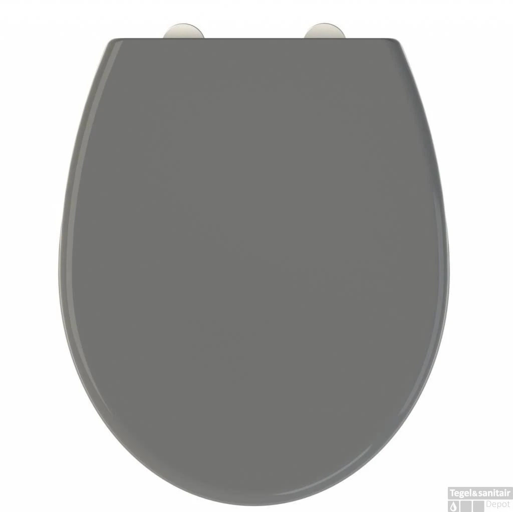 Toiletzitting Allibert Fally 37,5x44,8x5,2 Antraciet Grijs Soft-Close 3 Toiletzitting Allibert Fally 37,5x44,8x5,2 Antraciet Grijs Soft-Close - Afbeelding 3