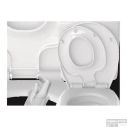 Wc-Zitting Allibert Kids Wit Soft-Close -Badkamer Verkoop 818862 4
