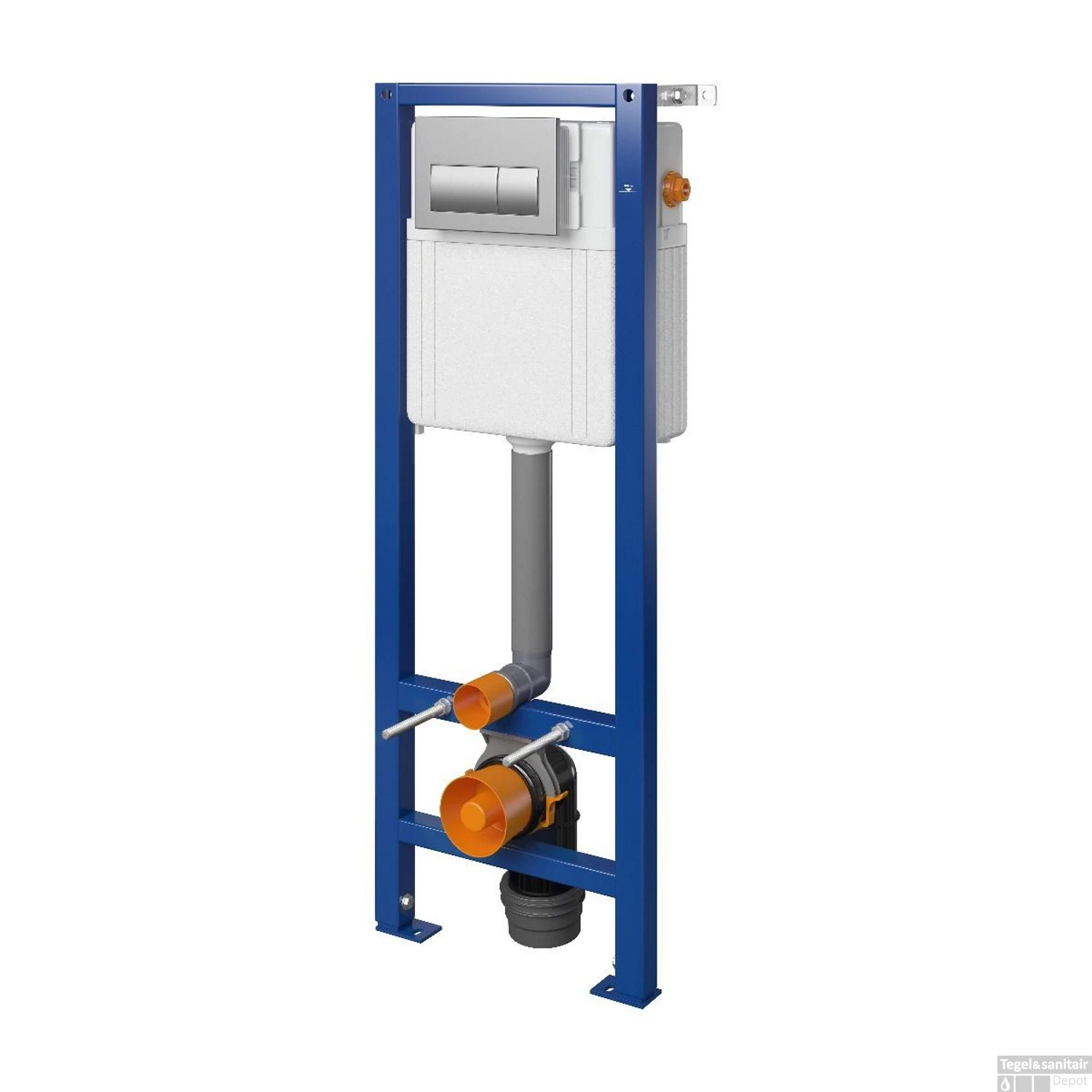 Steunframe Inbouwreservoir Allibert Blok 1 Steunframe Inbouwreservoir Allibert Blok