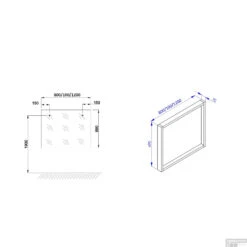 Badkamer Verkoop -Badkamer Verkoop allibert spiegel sorento 80 100 120 eik halifax tech 2