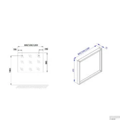 Badkamer Verkoop -Badkamer Verkoop allibert spiegel sorento 80 cm eiken cognac tech 1