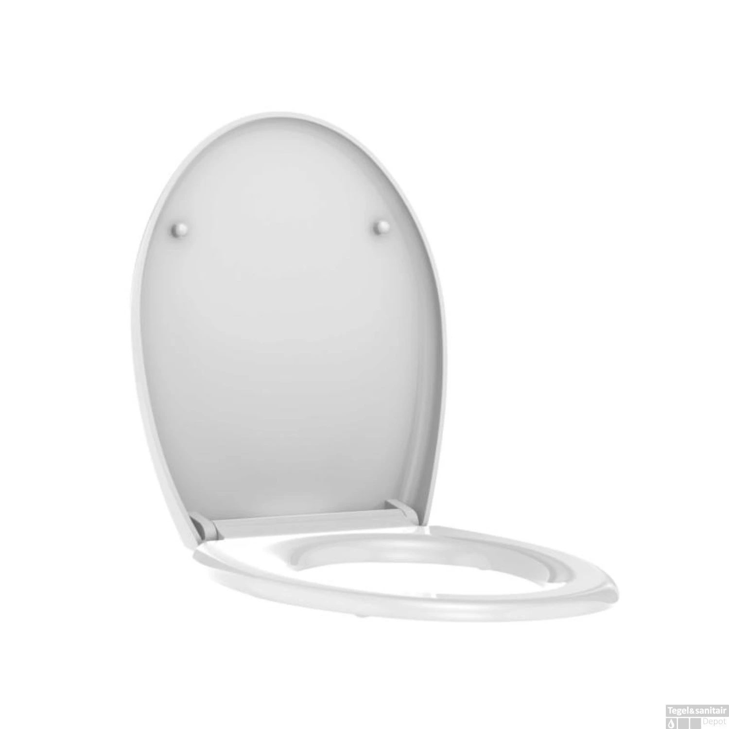 Allibert Toiletzitting Boreo Wit 2 Allibert Toiletzitting Boreo Wit - Afbeelding 2