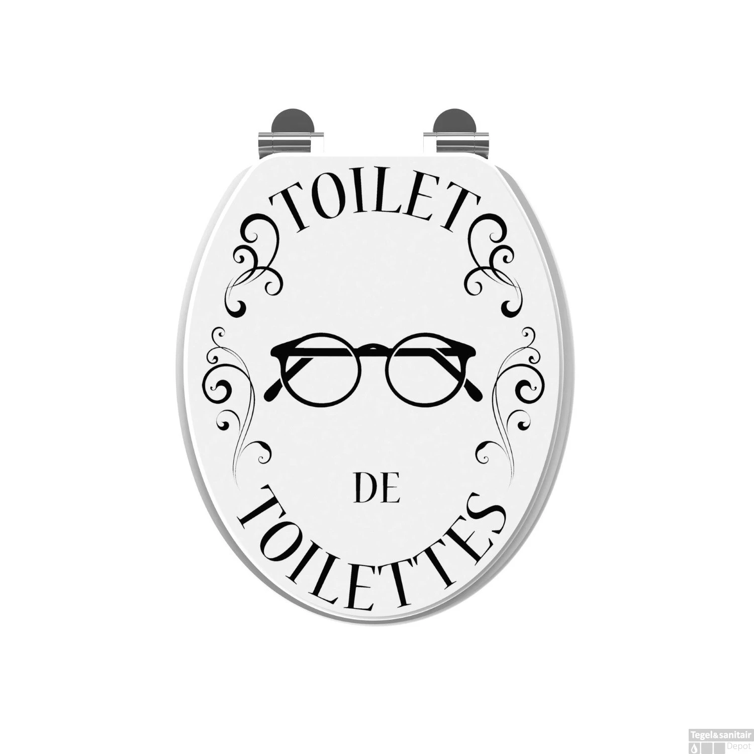 Allibert Toiletzitting Luno Bril Decor 1 Allibert Toiletzitting Luno Bril Decor