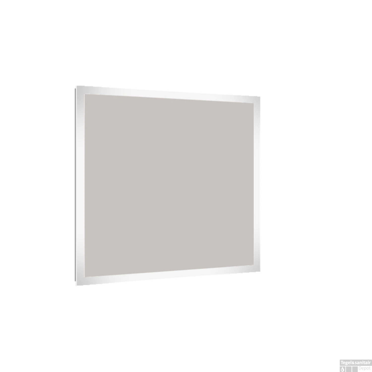 Badkamerspiegel Allibert Kold LED Verlichting Rechthoek 80x80x3 Cm 1 Badkamerspiegel Allibert Kold LED Verlichting Rechthoek 80x80x3 Cm