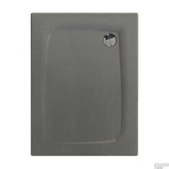 Douchebak Allibert Mooneo Rechthoek Inbouw Bioplax 100x80 Cm Grijs