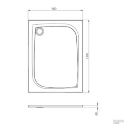 Badkamer Verkoop -Badkamer Verkoop douchebak allibert mooneo rechthoek inbouw bioplax 120x90 cm wit tech
