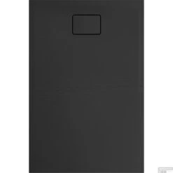 Douchebak Allibert Terreno Rechthoek Inbouw Polybeton 140x80 Cm Bazalt Zwart