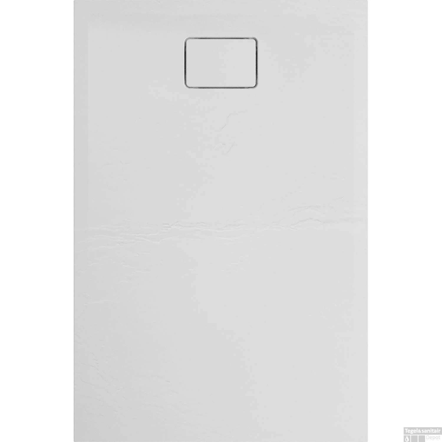 Douchebak Allibert Terreno Rechthoek Inbouw Polybeton 120x90 Cm Wit