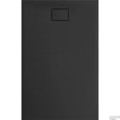 Douchebak Allibert Terreno Rechthoek Inbouw Polybeton 140x90 Cm Bazalt Zwart