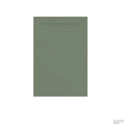Douchebak + Sifon Allibert Rectangle 120x80 Cm Eucalyptus Groen