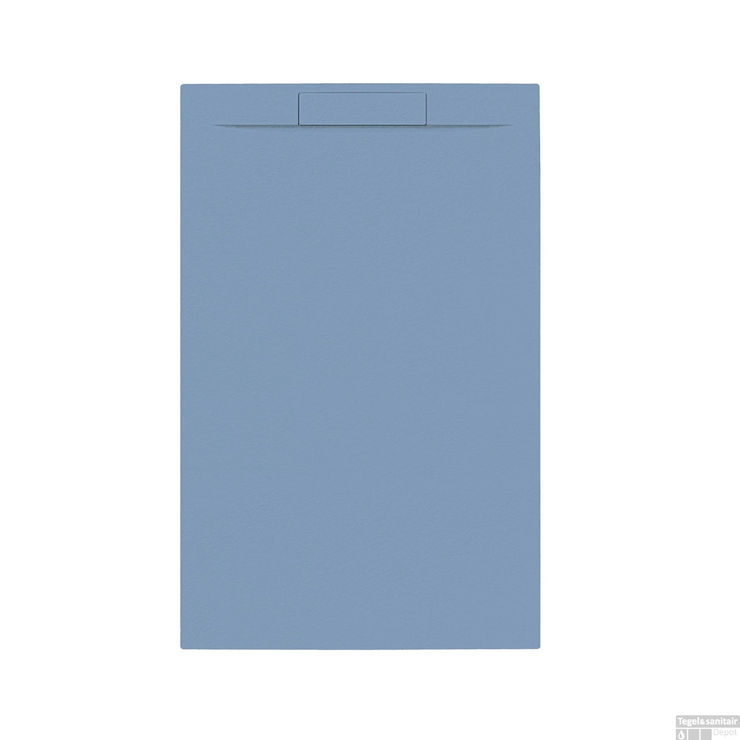 Douchebak + Sifon Allibert Rectangle 140x90 Cm Mat Blauw Balt