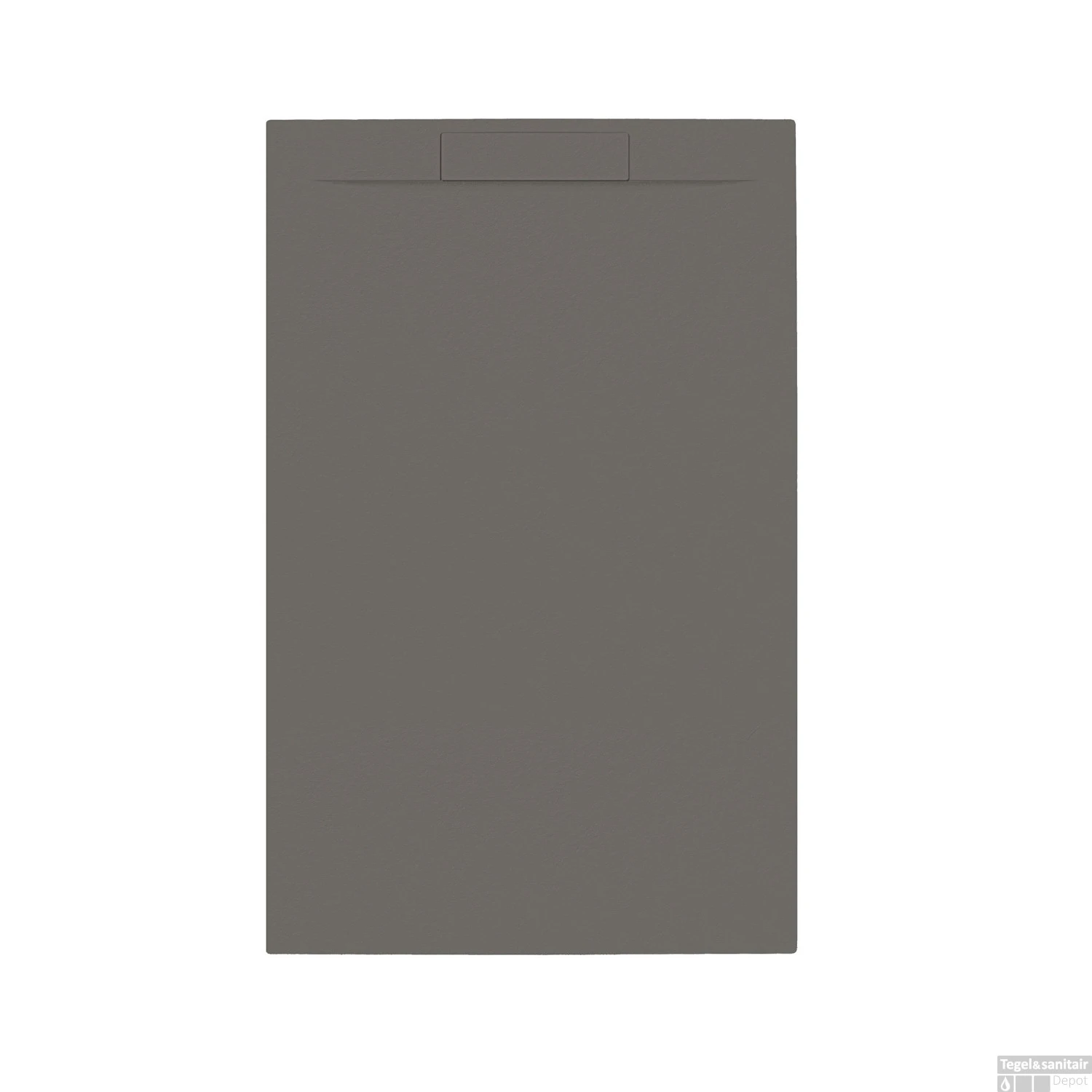 Douchebak + Sifon Allibert Rectangle 140x90 Cm Mat Gunmetal