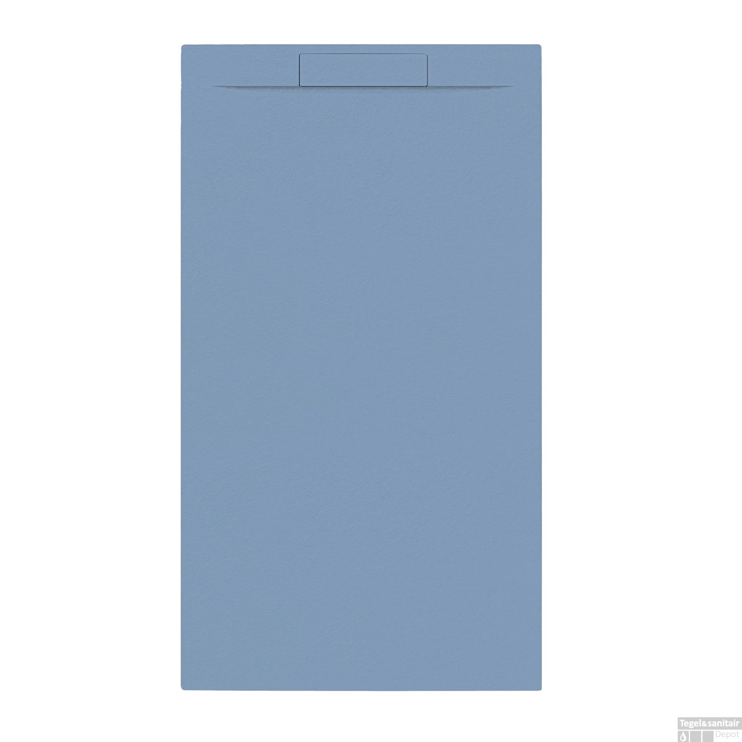 Douchebak + Sifon Allibert Rectangle 160x90 Cm Mat Blauw Balt
