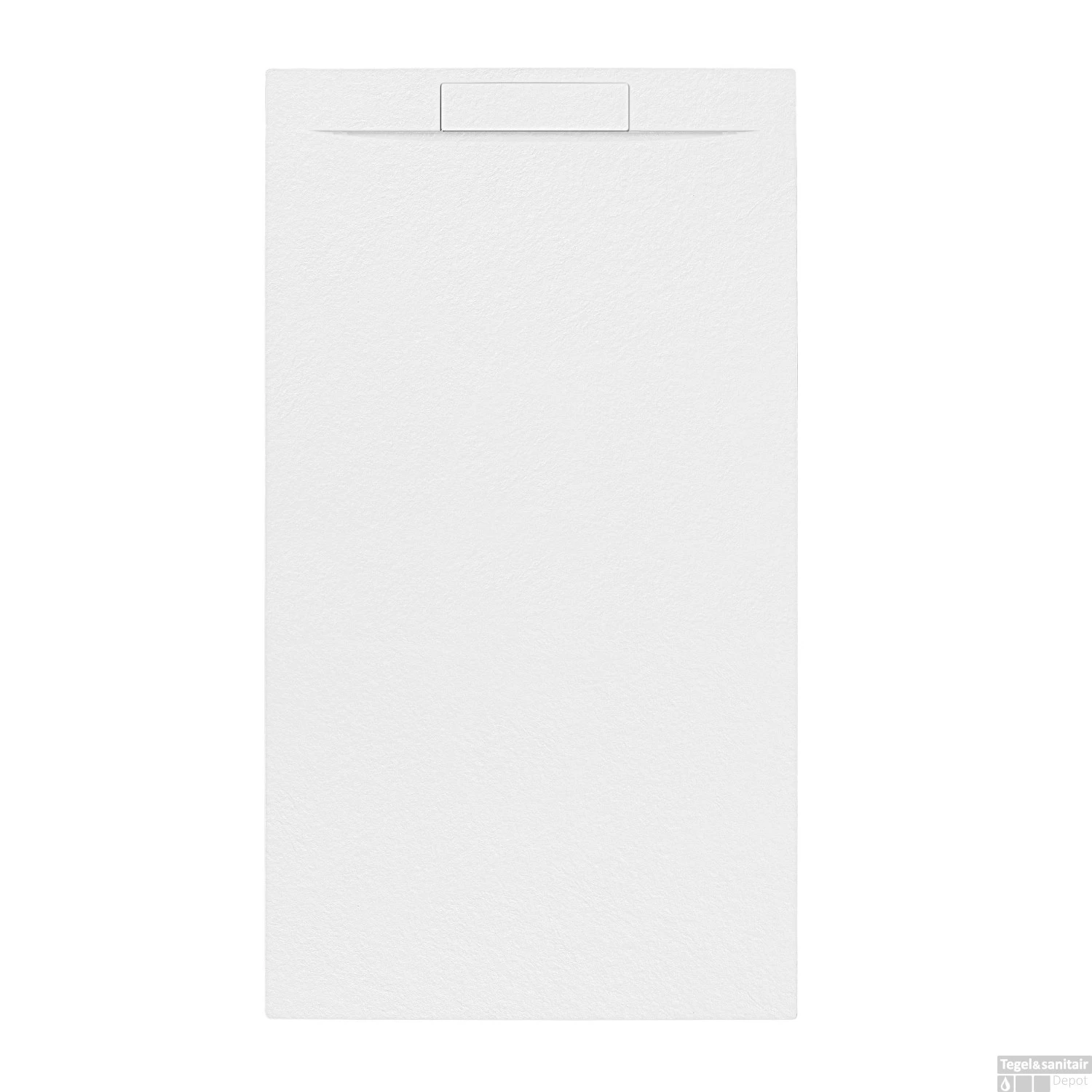 Douchebak + Sifon Allibert Rectangle 160x90 Cm Mat Wit
