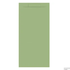Douchebak + Sifon Allibert Rectangle 180x80 Cm Mat Olijfgroen