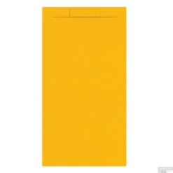 Douchebak + Sifon Allibert Rectangle 180x90 Cm Mat Okergeel