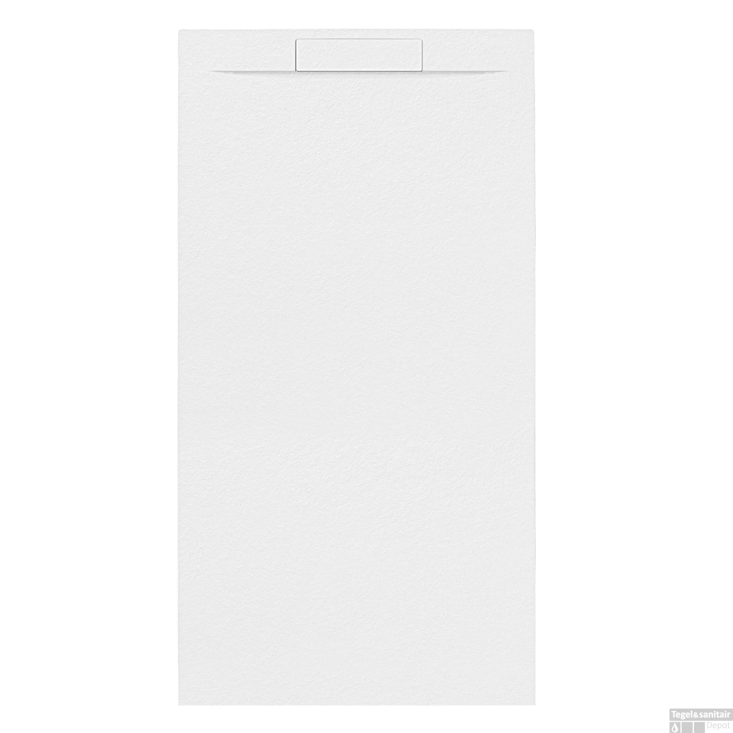 Douchebak + Sifon Allibert Rectangle 180x90 Cm Mat Wit