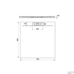 Badkamer Verkoop -Badkamer Verkoop douchebak sifon vierkant allibert luna carre mat wit tech