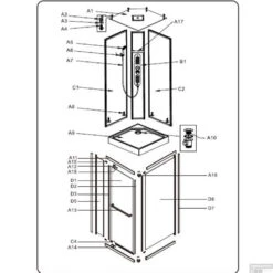 Douchecabine Allibert La Paz Vierkant Inclusief Douchekop En Handdouche Zwaaideur 90x90 Cm 6 Douchecabine Allibert La Paz Vierkant Inclusief Douchekop En Handdouche Zwaaideur 90x90 Cm -Badkamer Verkoop douchecabine allibert la paz vierkant inclusief douchekop en handdouche zwaaideur 90x90 cm tech