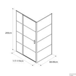 Badkamer Verkoop -Badkamer Verkoop douchecabine allibert loft game 118x88x200 cm gun metal tech