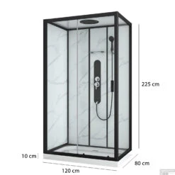 Douchecabine Allibert Sero Hoekmodel 120x80x225 Cm Rechthoek Frontale Instap Met Schuifdeur 5 Douchecabine Allibert Sero Hoekmodel 120x80x225 Cm Rechthoek Frontale Instap Met Schuifdeur -Badkamer Verkoop douchecabine allibert sero hoekmodel 120x80x225 cm rechthoek frontale instap met schuifdeur tec