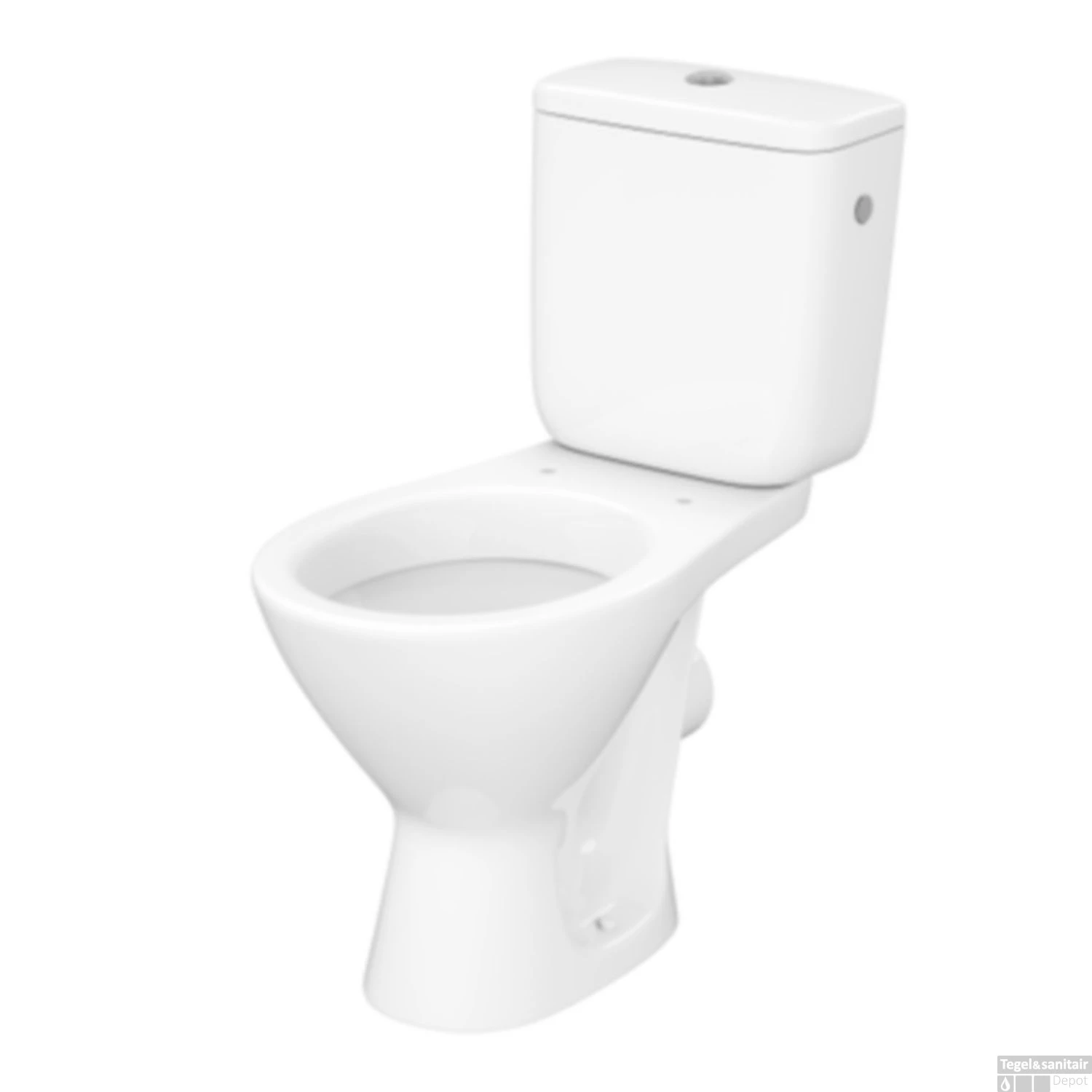 Duoblok Allibert Vito 76,5x65,5 Cm AO Wit 2 Duoblok Allibert Vito 76,5x65,5 Cm AO Wit - Afbeelding 2