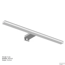 LED Spiegellamp Allibert Blitz 10 Watt 45,8x4x11,2cm Glanzend Chroom 5 LED Spiegellamp Allibert Blitz 10 Watt 45,8x4x11,2cm Glanzend Chroom -Badkamer Verkoop led spiegellamp allibert blitz 10 watt 45 8x4x11 2cm glanzend chroom tec