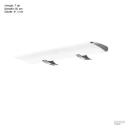 LED Spiegellamp Allibert Cover 12 Watt 80x7x11,4 Cm Glanzend Chroom 5 LED Spiegellamp Allibert Cover 12 Watt 80x7x11,4 Cm Glanzend Chroom -Badkamer Verkoop led spiegellamp allibert cover 12 watt 80x7x11 4 cm glanzend chroom tec