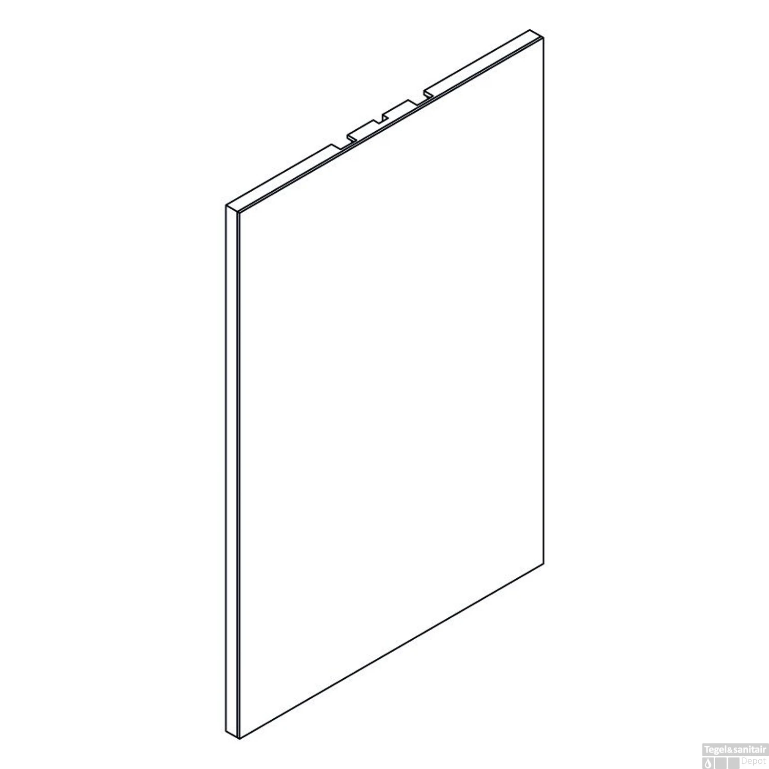 Spiegel Allibert Deko 40 Cm Met Technische Werkruimte 2 Spiegel Allibert Deko 40 Cm Met Technische Werkruimte - Afbeelding 2