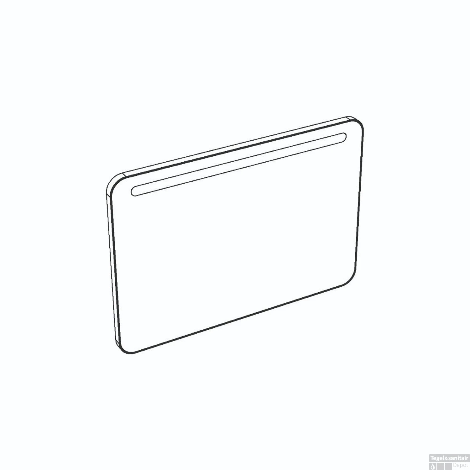 Spiegel Allibert Retro Met LED 100 Cm Mat Zwart 2 Spiegel Allibert Retro Met LED 100 Cm Mat Zwart - Afbeelding 2