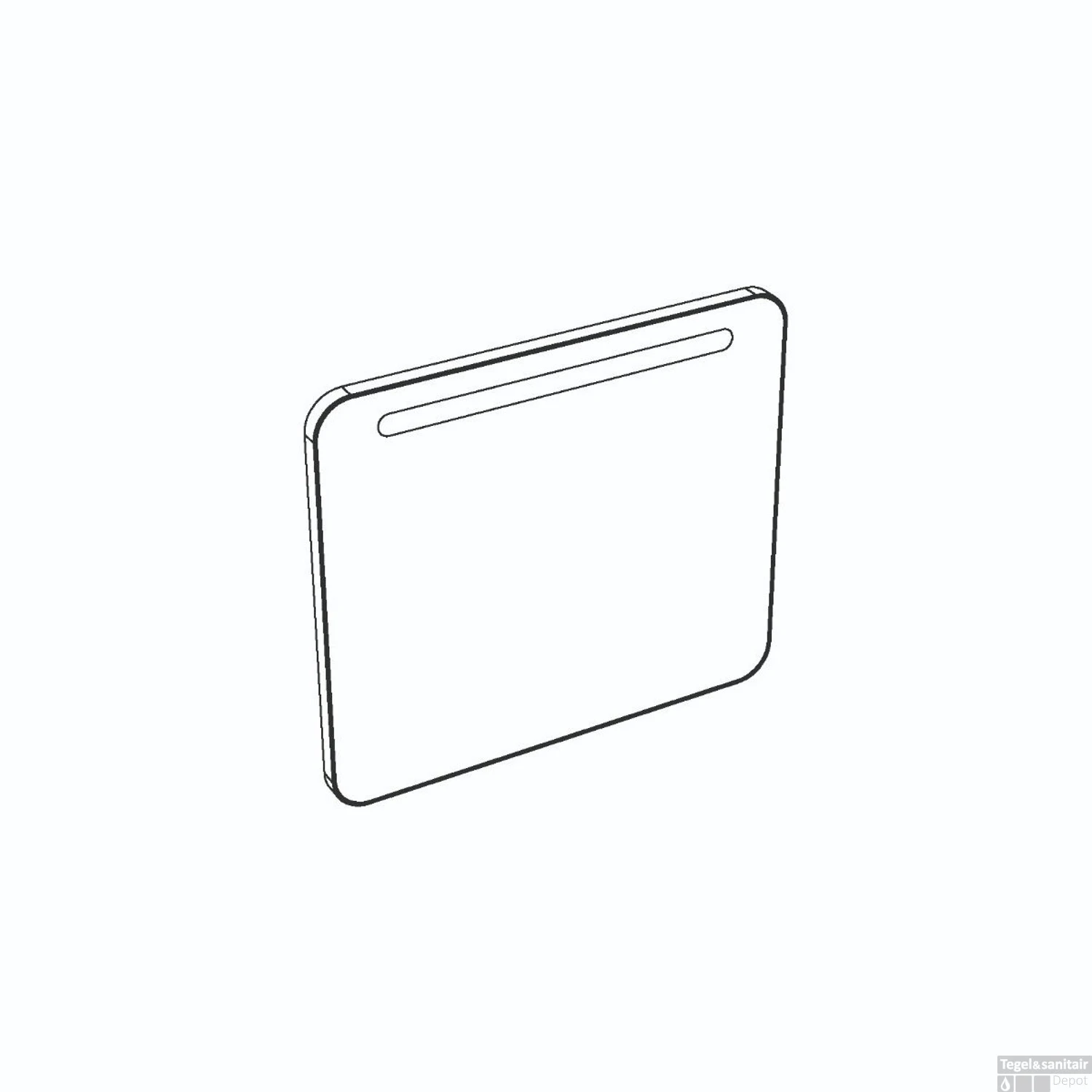 Spiegel Allibert Retro Met LED 80 Cm Mat Zwart 2 Spiegel Allibert Retro Met LED 80 Cm Mat Zwart - Afbeelding 2