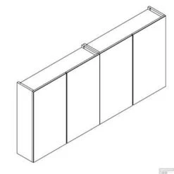 Badkamer Verkoop -Badkamer Verkoop spiegelkast allibert look stopcontact vde 140x65x18 cm eik arlington tech