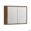 Spiegelkast Allibert Sorento Stopcontact VDE 100x69x17 Cm Eik Cognac