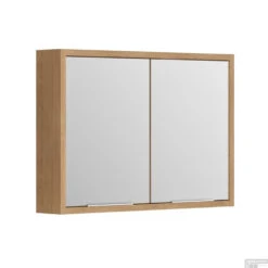 Spiegelkast Allibert Sorento Stopcontact VDE 80x69x17 Cm Geolied Kendal Eik