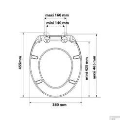 Toiletzitting Allibert Karma Kunststof 38x6,6x45,5 Cm Soft-Close Afklikbaar Wit -Badkamer Verkoop toiletbril allibert karma wit tech