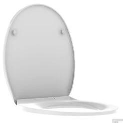 Toiletzitting Allibert Clipeo 37,2x5x46,7 Cm Soft Close Wit