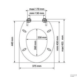 Toiletzitting Allibert Decor Kat-Vis 37,3x5,6x44,8 Cm MDF Inox Scharnieren 5 Toiletzitting Allibert Decor Kat-Vis 37,3x5,6x44,8 Cm MDF Inox Scharnieren -Badkamer Verkoop toiletzitting allibert decor new york tech 3
