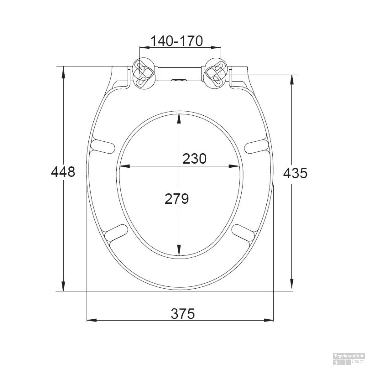 Toiletzitting Allibert Fally 37,5x44,8x5,2 Antraciet Grijs Soft-Close 5 Toiletzitting Allibert Fally 37,5x44,8x5,2 Antraciet Grijs Soft-Close - Afbeelding 5