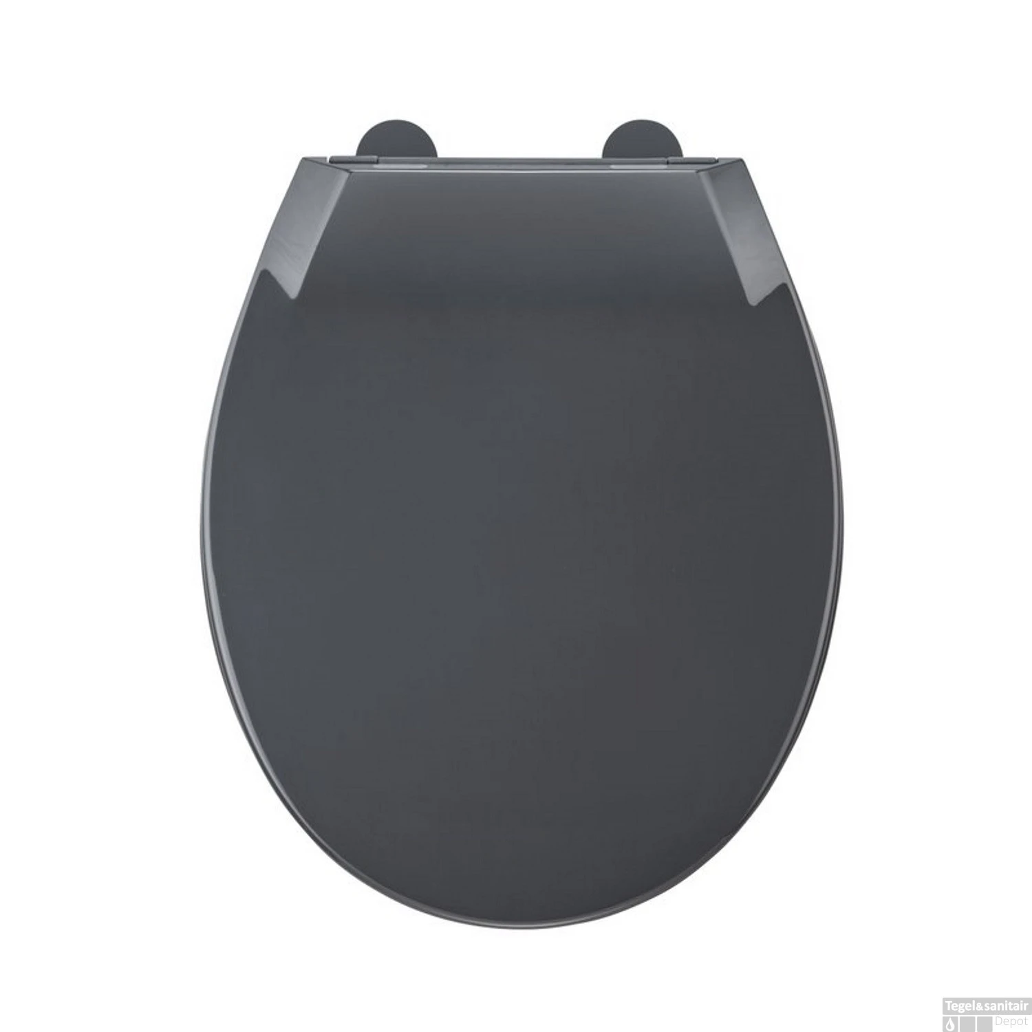 Toiletzitting Allibert Mila Afklikbaar 37,2x5,2x45 Cm Soft-Close Kunststof Antraciet 1 Toiletzitting Allibert Mila Afklikbaar 37,2x5,2x45 Cm Soft-Close Kunststof Antraciet