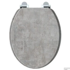Toiletzitting Allibert Naturo 36,7x5x45 Cm Licht Beton -Badkamer Verkoop toiletzitting allibert naturo 36 7x5x45 cm licht beton sfeer1