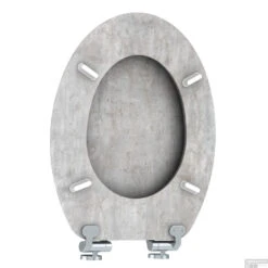 Toiletzitting Allibert Naturo 36,7x5x45 Cm Licht Beton -Badkamer Verkoop toiletzitting allibert naturo 36 7x5x45 cm licht beton sfeer2