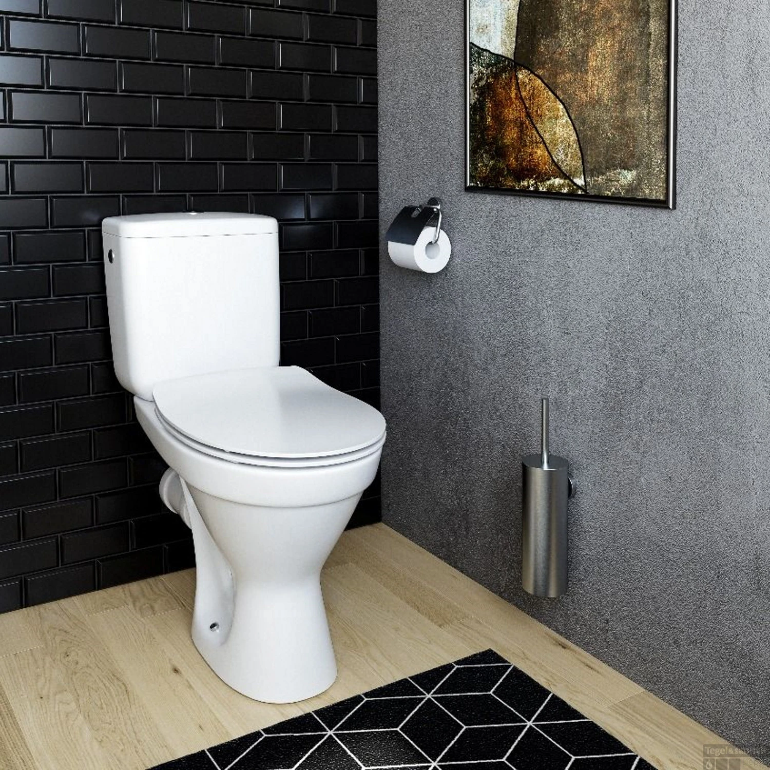 Wc-pack Staand Allibert Flexo Horizontale Afvoer Wit 3 Wc-pack Staand Allibert Flexo Horizontale Afvoer Wit - Afbeelding 3